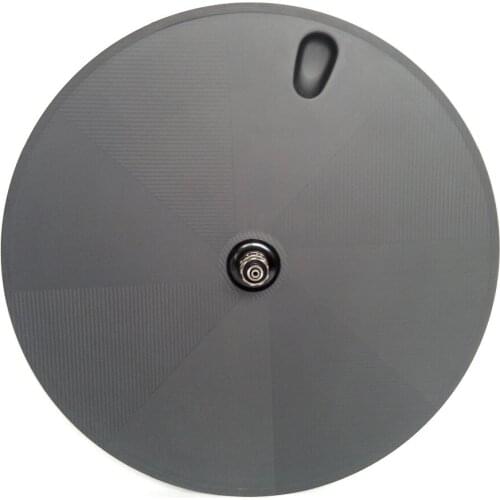 Factory Disc Wheels On Sale 700C Carbon Fiber Disc Wheels track/road Bike 3k/12k clincher/tubular