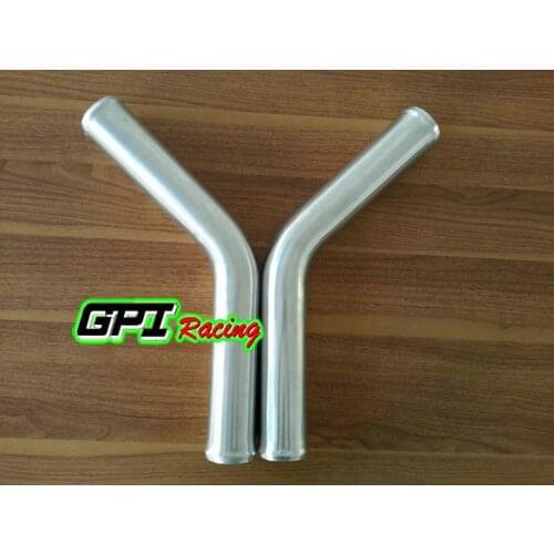 GPI 2.5" 63mm 45 Degree Aluminum Turbo Intercooler Pipe Tube Tubing L=600MM NEW