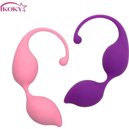 IKOKY Clitoris Stimulator G-Spot Ben Wa Ball Kegel Ball Adult Games Sex Toys for Women Exercise Vaginal