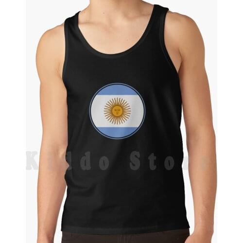 Flag Argentina Tank Tops Vest Sleeveless Argentina Argentina Peru Chile Venezuela Colombia Ecuador Futbol Bolivia