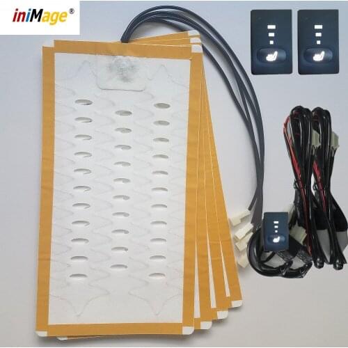 2 seats use alloy wire pads heating element,special customized seat cover heater for universal automobile parts accessories