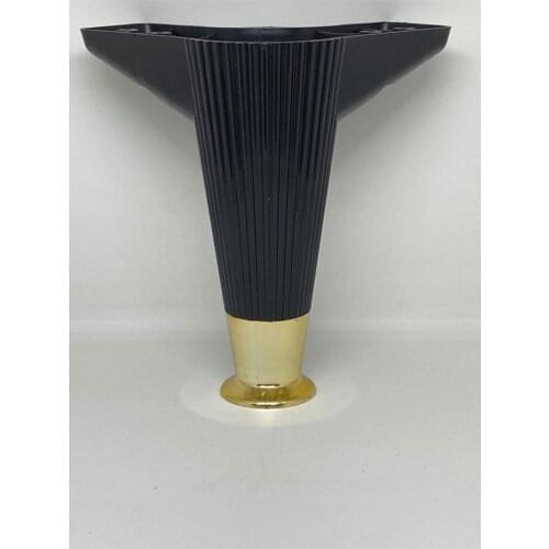Stainless Steel Gold Furniture Leg Black Replacement Metal Legs For Sofa Cabinets TV Stands Sofa Legs Quality Plastic Plinth Leg