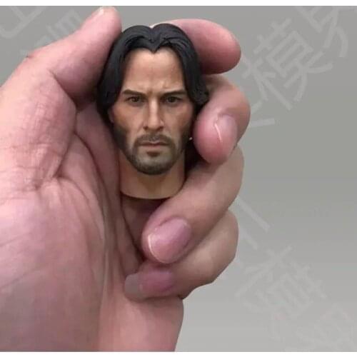 ELEVEN 1/6 Keanu Reeves John Wick 2.0 Head Sculpt For Hot Toys body Action figure toys
