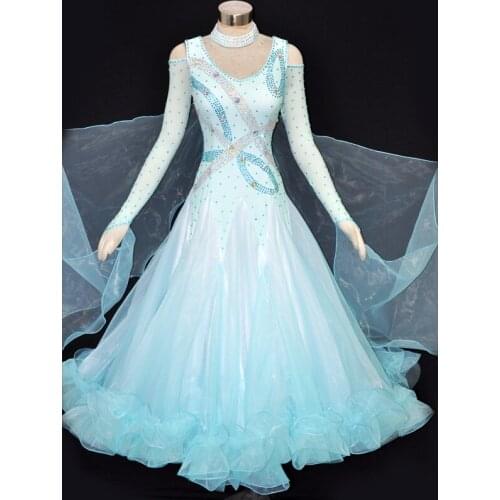 Customize New ballroom dance dress standard ballroom waltz dresses ballroom dance competition dresses custom made MD471