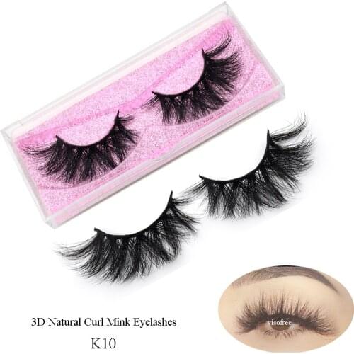 Visofree Beauty High Quality eyelashes 3D MINK Natural False Eyelashes Tenuous Handmade Eye Lashes Professional Long Lashes