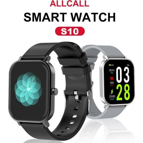 S10 1.69'' Smart Watch Green Men Woman Full Smartwatch IP68 Waterproof Heart Rate Sleep Monitor Fitness Tracker For IOS Android