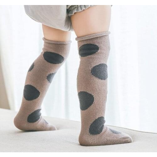 Spring Summer Cotton Baby Girls Knee High Socks leg Warmers Cute Baby Girl Socks Newborn Long kids Girls Socks