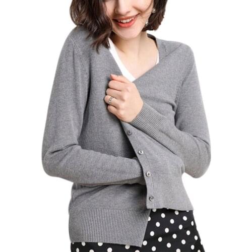 Women Thin Cardigan Sweater Cotton Pocket Tops Long Sleeve Open Stitch Overcoats Loose Sweaters Female