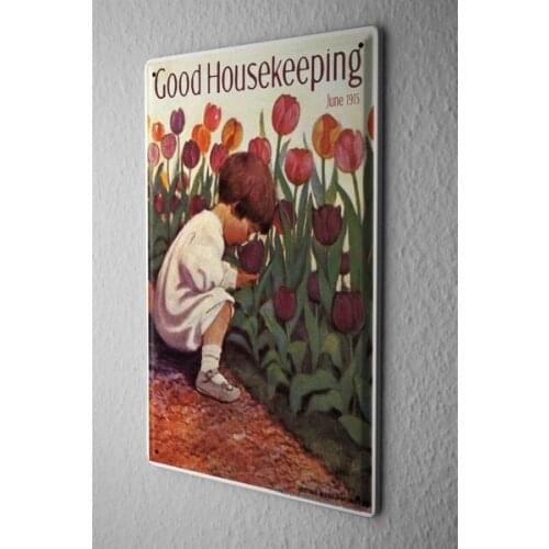 Tin Sign Fun Ravtive Good housekeeping