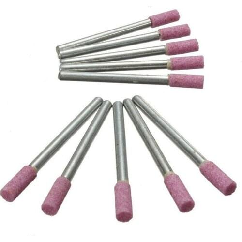 10PCS Mounted Grinding Stone Rotary Tool Polishing Head Wheel Tool Abrasive Mounted Stone Points Rotary Power Tools Accessories