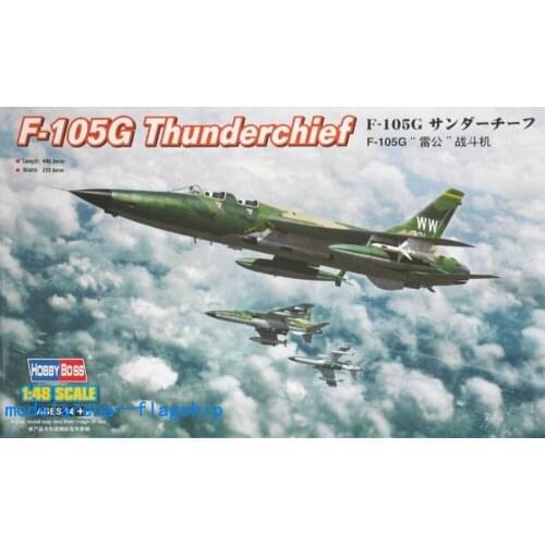 Hobby Boss 1/48 80333 F-105G Thunderchief Plastic Model Building Kit