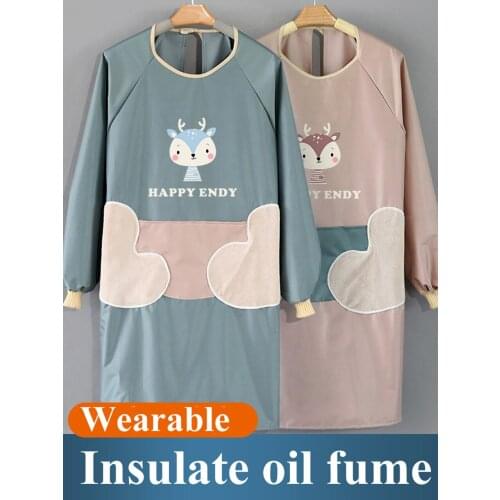 Фартуки с длинным рукавом для кухни BOUSSAC China At AliExpress