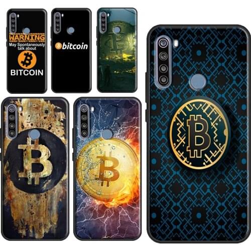 Bitcoin BTC Phone Cover For Xiaomi Redmi Note 9 Pro 8 7 8T 9S 7A 8A 9A 9C 9T K40 Redmi Note 10 Case