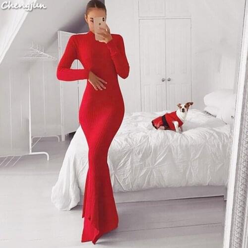 Chengjun Real Turkey Arabic Style Long Sleeve Gown Evening Dresses