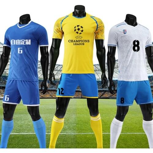 Child Kids Customized Football Shirts Boys Youth Soccer Jerseys Sets Survement Team Uniforms Sports Kit Tracksuits Breathable