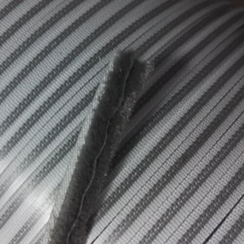 Felt Draught Excluder Wool Pile Weather Strip Sliding Sash Window Door Brush Seal + Tissue Waterproof 7mm 6.7 x 7mm 10m Gray