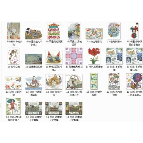 Top selling 12.99usd flowers 2 Counted Cross Stitch 11CT 14CT 18CT DIY Chinese Cross Stitch Kits Embroidery Needlework Sets