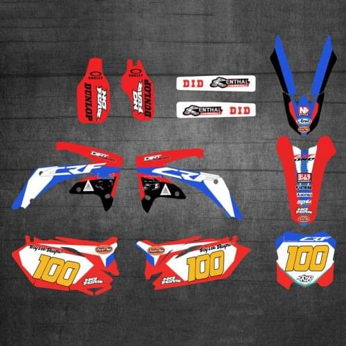 New Styles TEAM GRAPHICS DECALS STICKERS Kits for Honda CRF 450 CRF450R 2009 2010 2011 2012 CRF 250 CRF250R 2010 2011 2012 2013