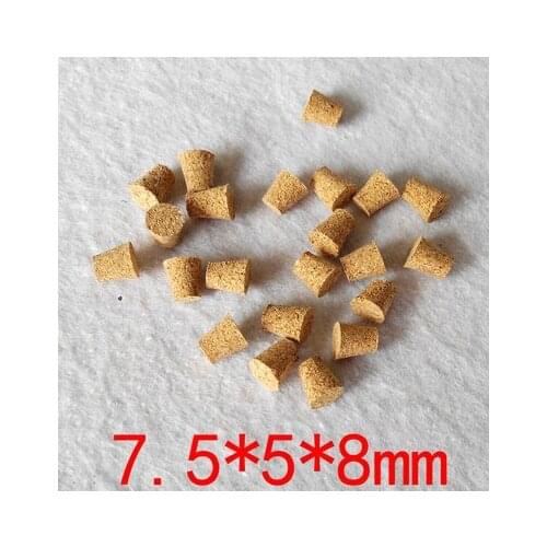 Package supplies Cork wine bottle stopper glass can drifting bottle sealed bottle wishing bottle ceramic bottle cap 7.5*5*8mm