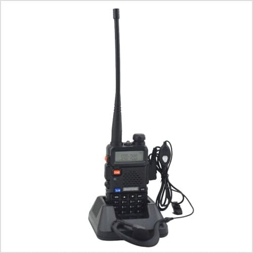 Baofeng dualband UV-5R walkie talkie radio dual display 136-174/400-520mHZ two way radio with free earpiece BF-UV5R