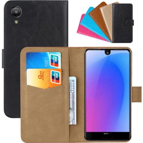 Luxury Wallet Case For Sharp Aquos S3 mini PU Leather Retro Flip Cover Magnetic Fashion Cases Strap