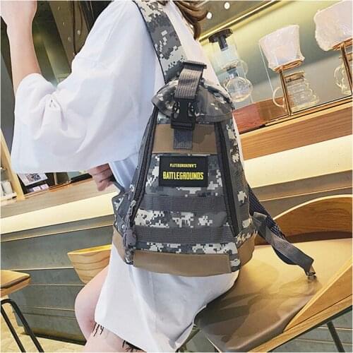 PUBG Cosplay Bag Level 3 Backpack Canvas Bags Adult Outdoor Travel Kids Student Bags PLAYERUNKNOWNS BATTLEGROUNDS Souvenir Gift