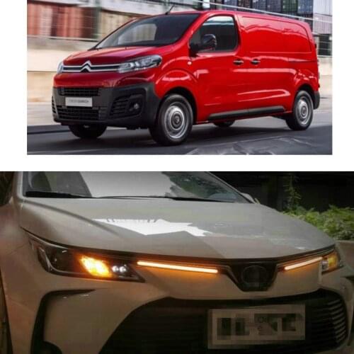 LED Daytime Running Light DRL Turn Signal Lamp For citroen XSARA C-ZERO DISPATCH DS3 DS4 DS5 NEMO RELAY