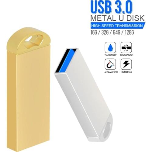 USB 3.0 Metal Flash Drive 64 Gb 32 Gb Pendrive 16gb 32gb 64gb 128gb Usb3. 0 Memoria Usb Stick Pen Drive Flash Usb Disk Best Gift