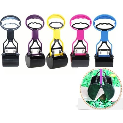 Pet Pooper Scooper Jaw Poop Scoop Clean Pick Up Animal Zero Waste Dog Puppy Cat Waste Picker Cleaning Tools Outdoor Dog Products