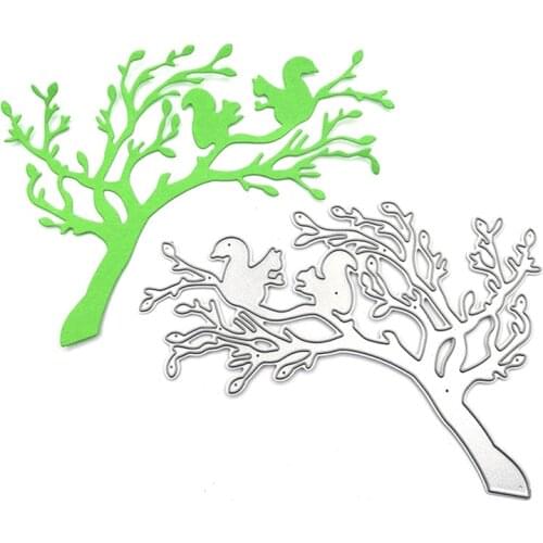 Julyarts Branch Bird Die Cuts For Card Making Natal For Diy Scrapbooking Photo-album Decorative Paper Cards