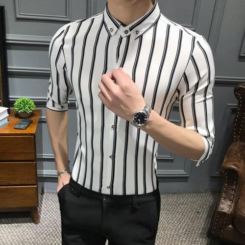 Мужские полосатые рубашки YaSuGuoJi China At AliExpress