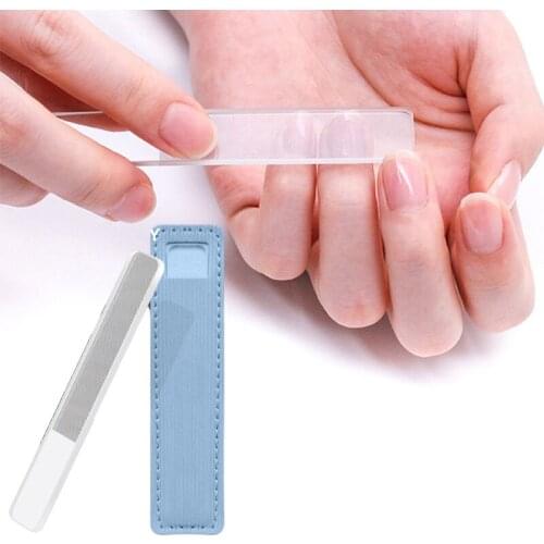 1 Pcs 13*90mm Easy To Carry Nano Glass Nail Polishing File Nails Polishing Strip Reusable Nail Polishing Tool Manicure Tool