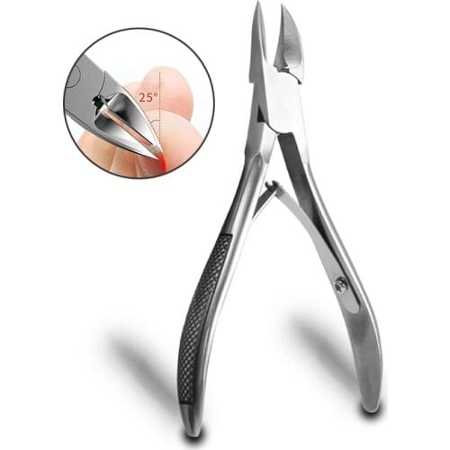 Black Toenail Ingrown Nail Art Cuticle Nipper Clipper Edge Cutter Manicure Scissor Plier Tool Pedicure Dead Skin Remover