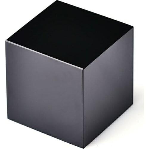 1pcs natural obsidian quartz crystal cube stone healing crystal dispel negative energy gemstone cube Natural mineral