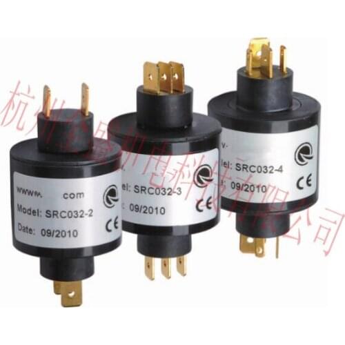 1pcs New Pin Connection Through Bore Electric Slip Ring 240V DC/AC SRC032-2 For Production Line
