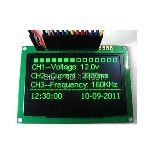 2.4 inch 8bit SPI I2C 20PIN Blue OLED LCD Module SSD1305 Drive IC 128*64