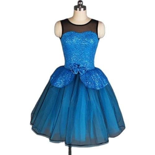 20126 Sequin Spandex bodice romantic ballet tutu girl & women stage performance dance costumes ballet tutu dancewear