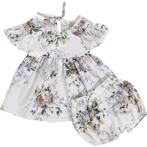 2019 Baby Clothes Kids Newborn Baby Girl Clothes Casual T-shirt Top+Short Pants Outfits Fashion