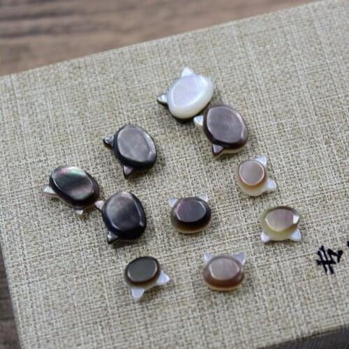 5pcs Natural Shell Freshwater Shell Carved Straight Hole Horizontal Hole Beads for DIY Womens Bracelet Necklace Earring Hairpin