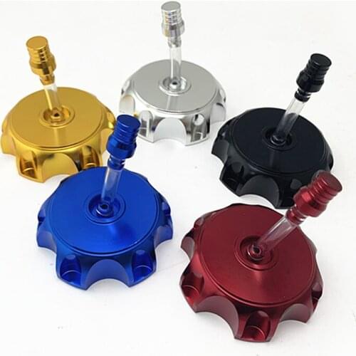 Alluminum Alloy Gas Fuel Tank Cap Door Gas Fuel Filler Cap Door Cover Bolts Mounting Motorcycle Petrol Tank NJ88