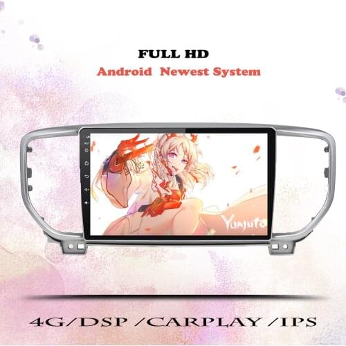 2 din 9" Car dvd Player For KIA Sportage 2018 2019 2020 Kx5 6+128G navigation car radio Android 10.0 headunit multimedia player