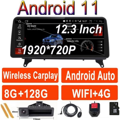 12.3" Android 10 auto Car Multimedia Radio Stereo Player GPS navigation for BMW X5 E70 X6 E71 CCC CIC no DVD