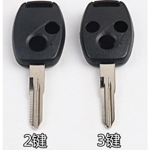 DAKATU 2/3 Button Remote Car Key Shell For Honda 2.3 Accord Fit Odyssey Replacement Remote keyless entry fob case cover