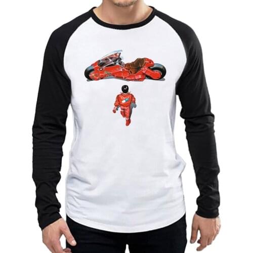 AKIRA T Shirt Long Sleeve Men Fashion Anime AKIRA Logo T-Shirt Clothes Tops Tees tshirt Unisex Full Sleeve Cartoon T-shirt