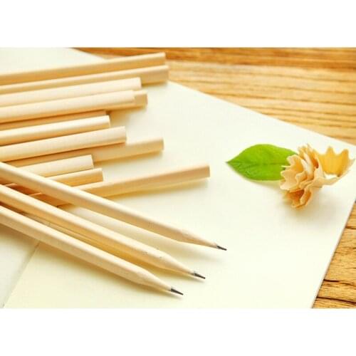 Hot sell!100pcs wood triangle pencil student kids pencils for school writing carpenter children HB pencil graphite free shipping