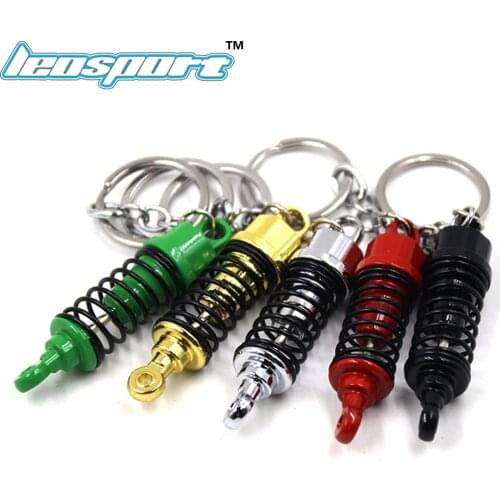 Leosport-JDM style New Car Parts racing spring Keychain For NOS Key Ring Keyring FOR HONDA Fans