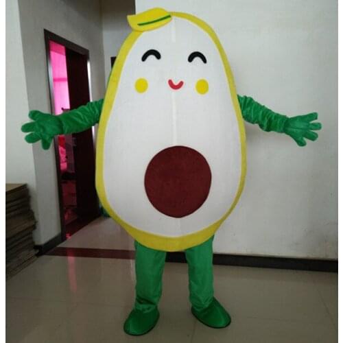 Mexican Avocado Mascot Costume Adult Size Cartoon Fruit Theme Costumes Role Playing Cartoon Clothing for Halloween Party Event
