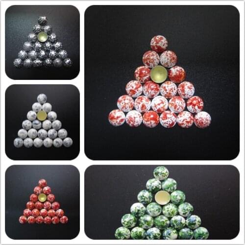 Metal Studs Hot-Fix Rhinestones Round Punk Studs 6Mm Color Rivet Painted Multi-Colored Spike and Stud Garment Accessories SINUAN