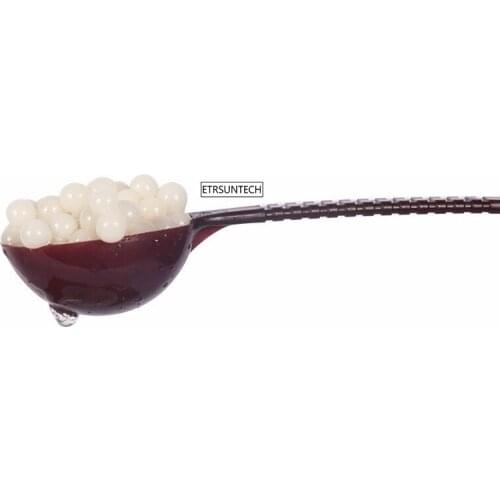 500pcs Mini Plastic Long Handle Spoons Disposable Flatware Spoons Kitchen Tool For Jelly Ice Cream Dessert