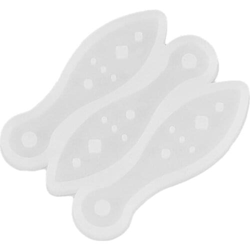 Mini Token Fan Epoxy Resin Mold Keychain Pendant Casting Silicone Mould DIY Crafts Jewelry Casting Tools